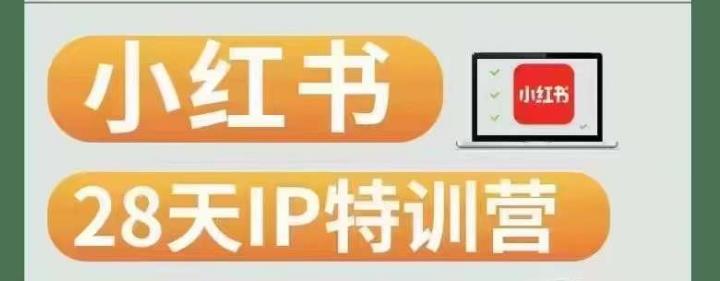 （第期）28天小红书博主IP特训营（第3期）实战经验，快速涨粉，迅速变现