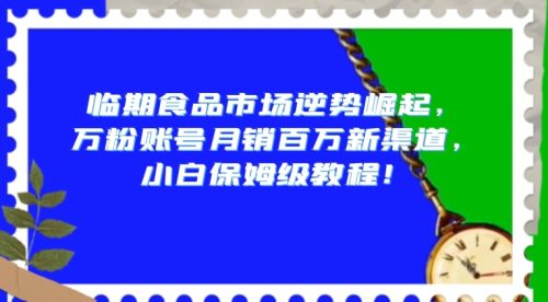 （第5130期）临期食品市场逆势崛起，万粉账号月销百万新渠道，小白保姆级教程