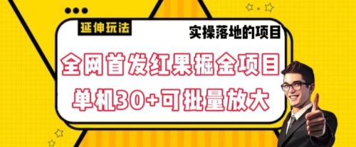 （第5066期）全网首发红果免费短剧掘金项目，单机30+可批量放大