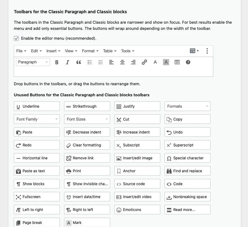 wordpress插件分享：Advanced Editor Tools 古腾堡与经典编辑器增强