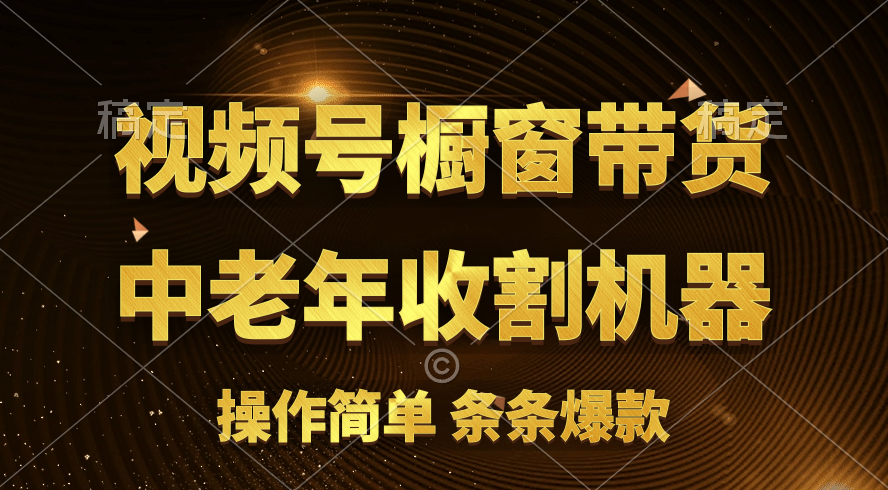 （第9279期）视频号最火爆赛道，橱窗带货，流量分成计划，条…