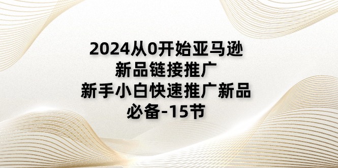 （第9612期）2024从0开始亚马逊新品链接推广，新手小白快速推广新品的必备-15节