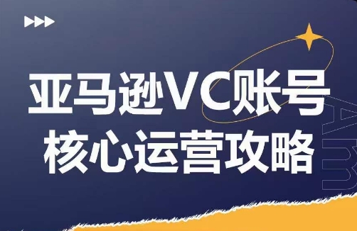 （第10602期）亚马逊VC账号核心玩法解析，实战经验拆解产品模块运营技巧，提升店铺GMV，有效提升运营利润