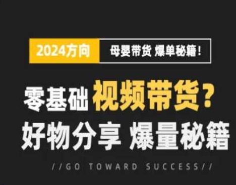 （第9840期）短视频母婴赛道实操流量训练营，零基础视频带货，好物分享，爆量秘籍