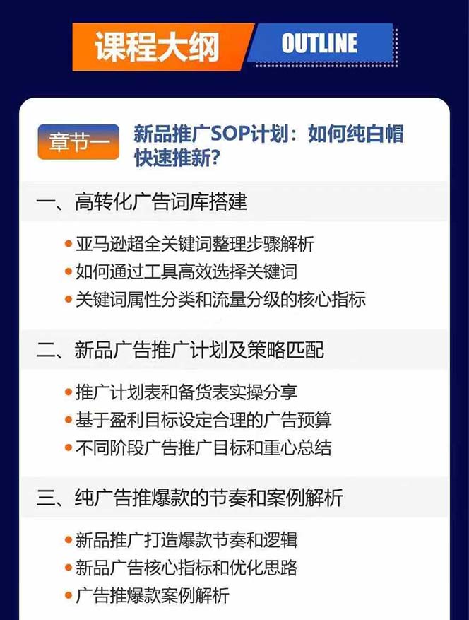 （第10635期）亚马逊爆款广告训练营：掌握关键词库搭建方法，优化广告数据提升旺季销量