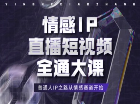 （第10038期）情感IP直播短视频全通大课，普通人IP之路从情感赛道开始