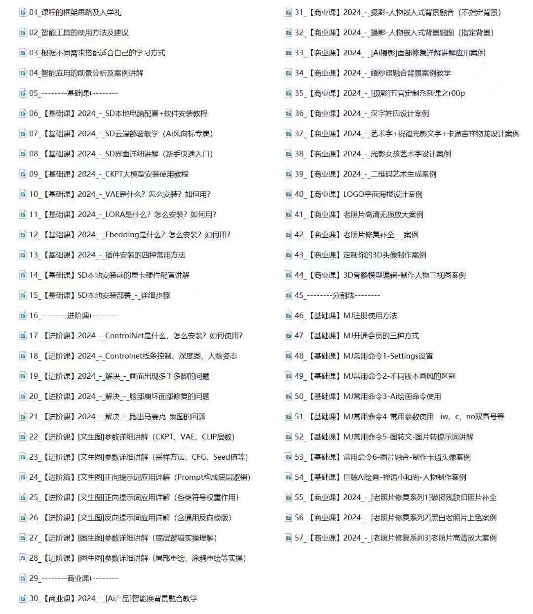 （第11076期）Ai-商业 绘画-应用从入门到精通教程：Ai绘画/设计/摄影/电商/建筑