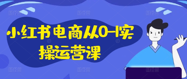 （第11603期）小红书电商从0-1实操运营课，小红书手机实操小红书/IP和私域课/小红书电商电脑实操板块等