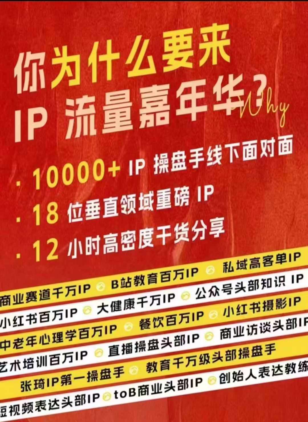 （第12876期）群响IP流量嘉年华，​现场视频+IP江湖2024典藏版PPT