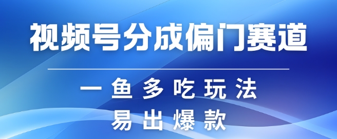 （第13180期）视频号创作者分成计划偏门类目，容易爆流，实拍内容简单易做