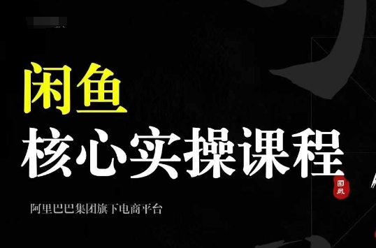 （第13140期）2024闲鱼核心实操课程，从养号、选品、发布、销售，教你做一个出单的闲鱼号