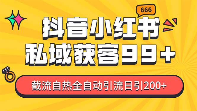 （第13439期）某音，小红书，野路子引流玩法截流自热一体化日引200+精准粉 单日变现3…