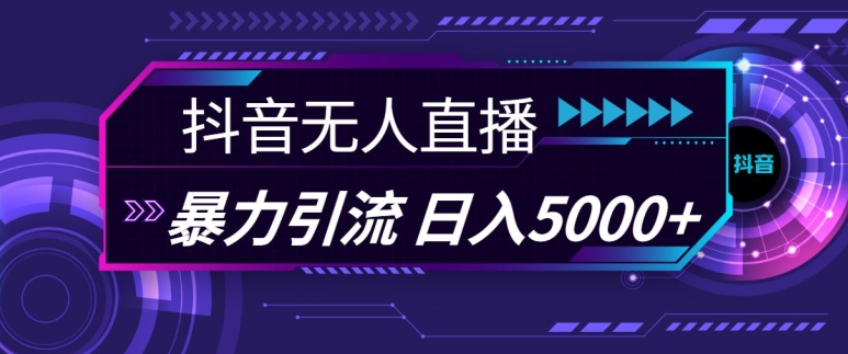 （第13004期）抖音快手视频号全平台通用无人直播引流法，利用图片模板和语音话术，暴力日引流100+创业粉