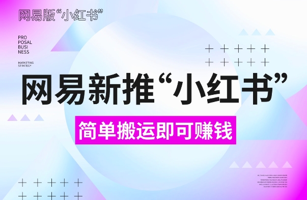 （第13831期）网易官方新推“小红书”，搬运即有收益，新手小白千万别错过(附详细教程)